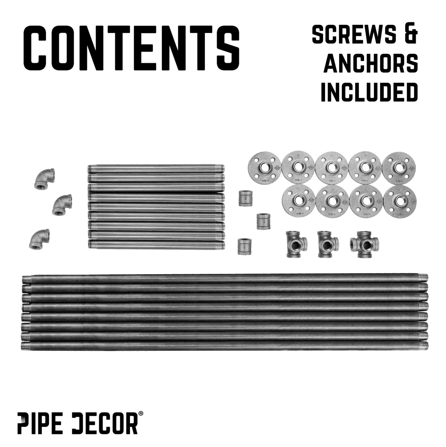 76.375 in. Wall Mounted Clothing Rack, Double