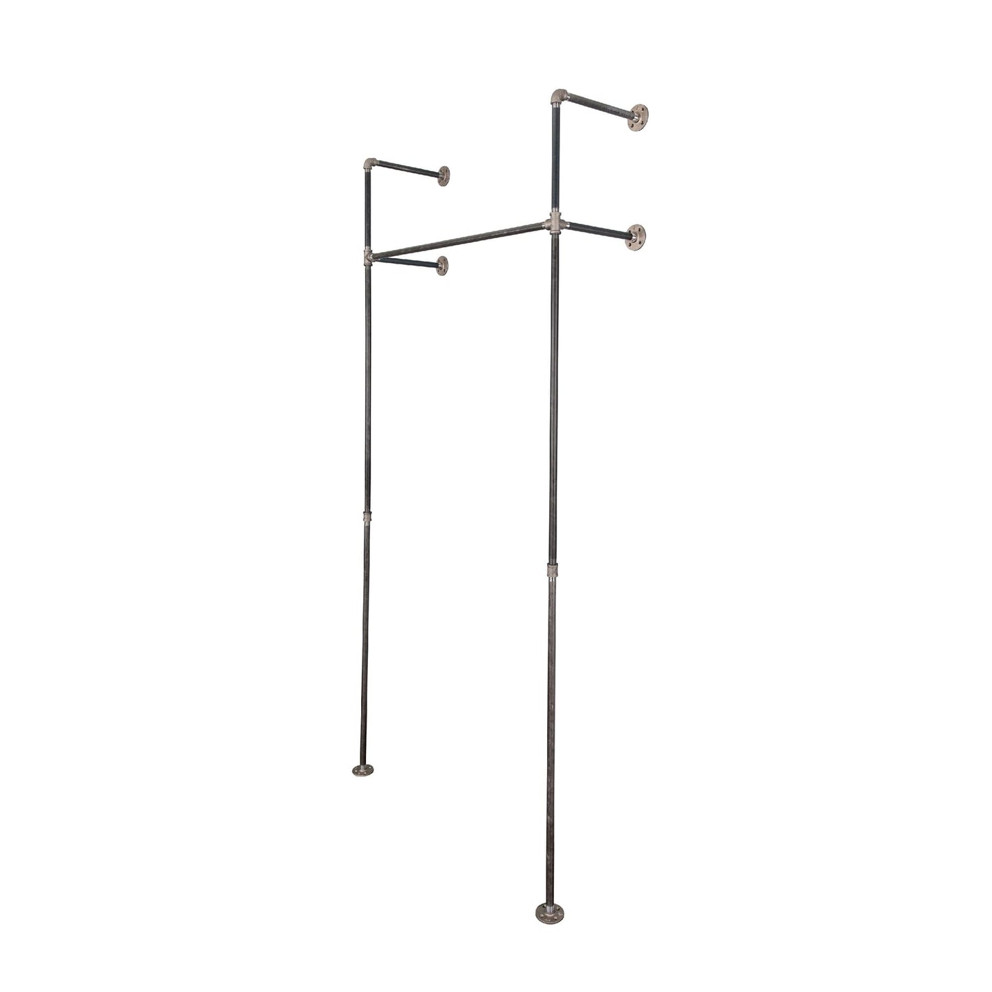 41 in. Wall Mounted Clothing Rack, Single