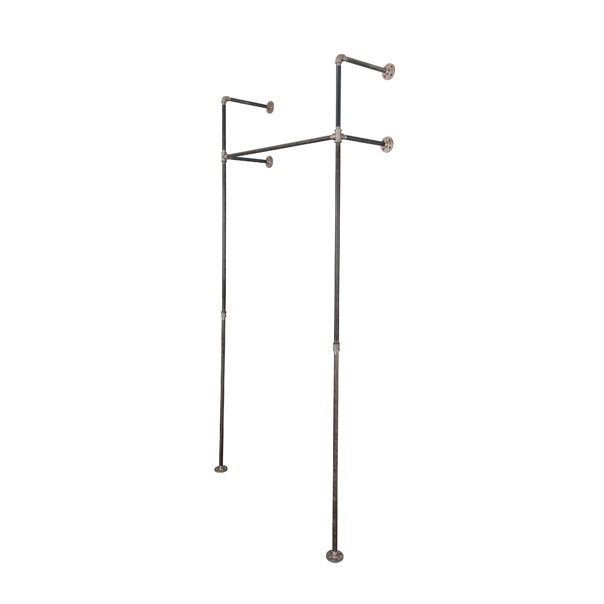 41 in. Wall Mounted Clothing Rack, Single