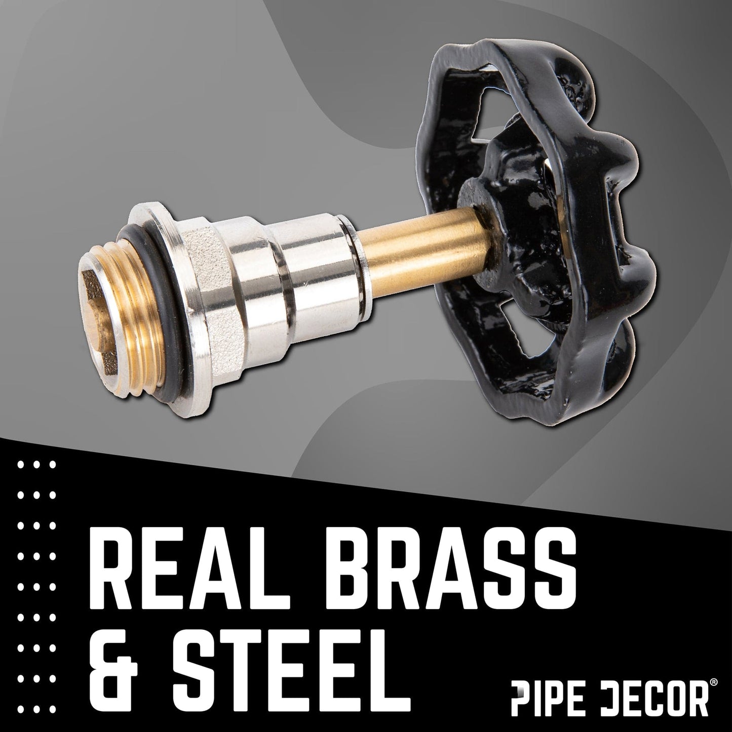 Black Industrial Spigot Handle (2-Pack)