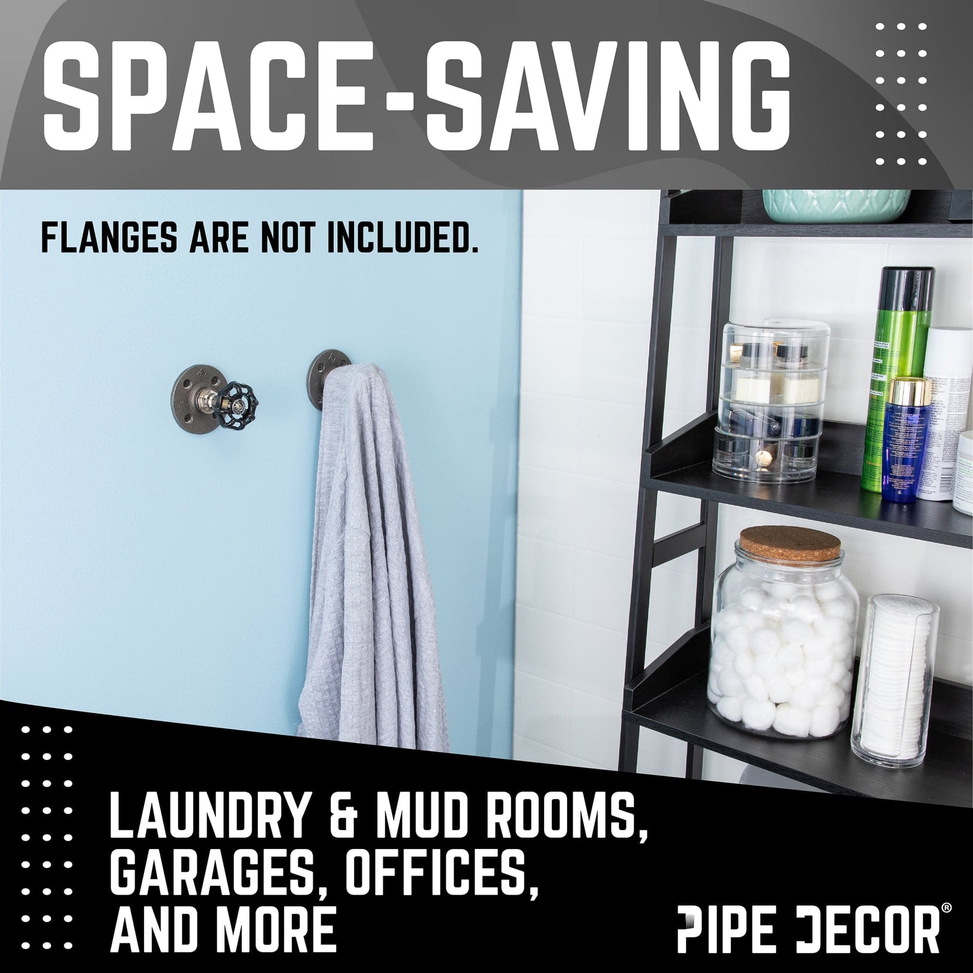 Black Industrial Spigot Handle (2-Pack)