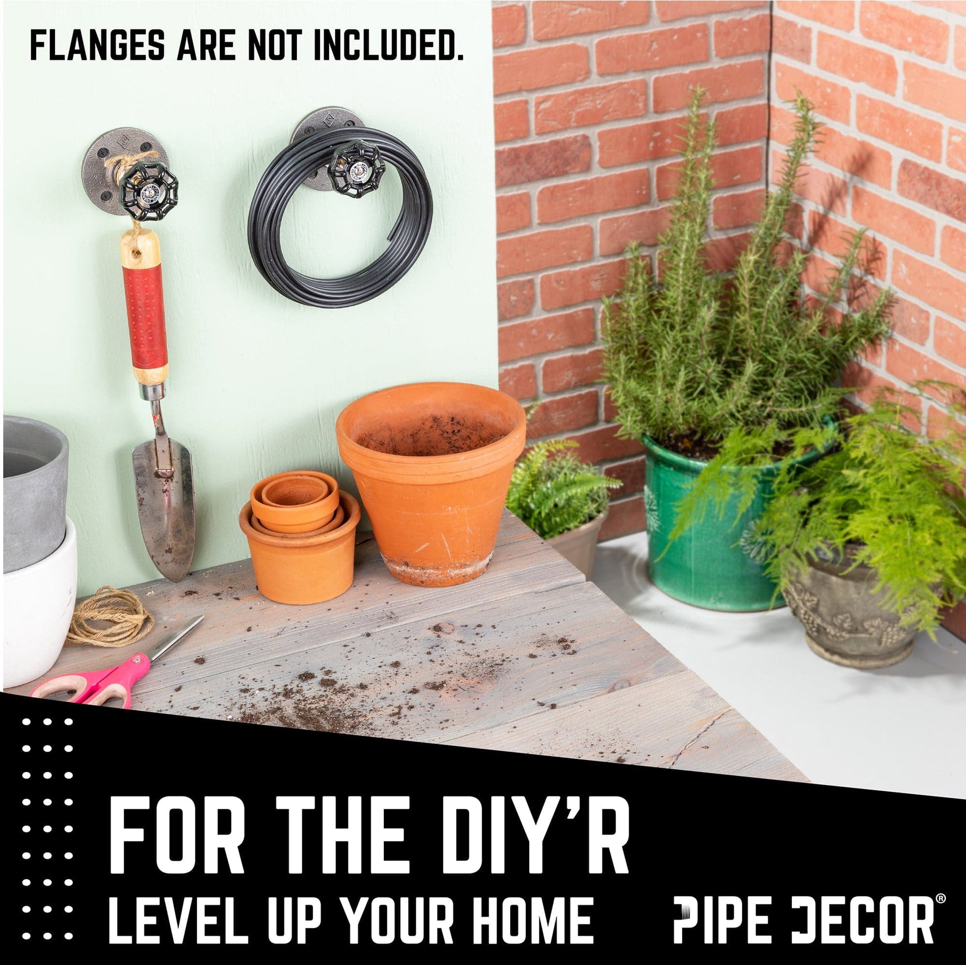 Black Industrial Spigot Handle (2-Pack)