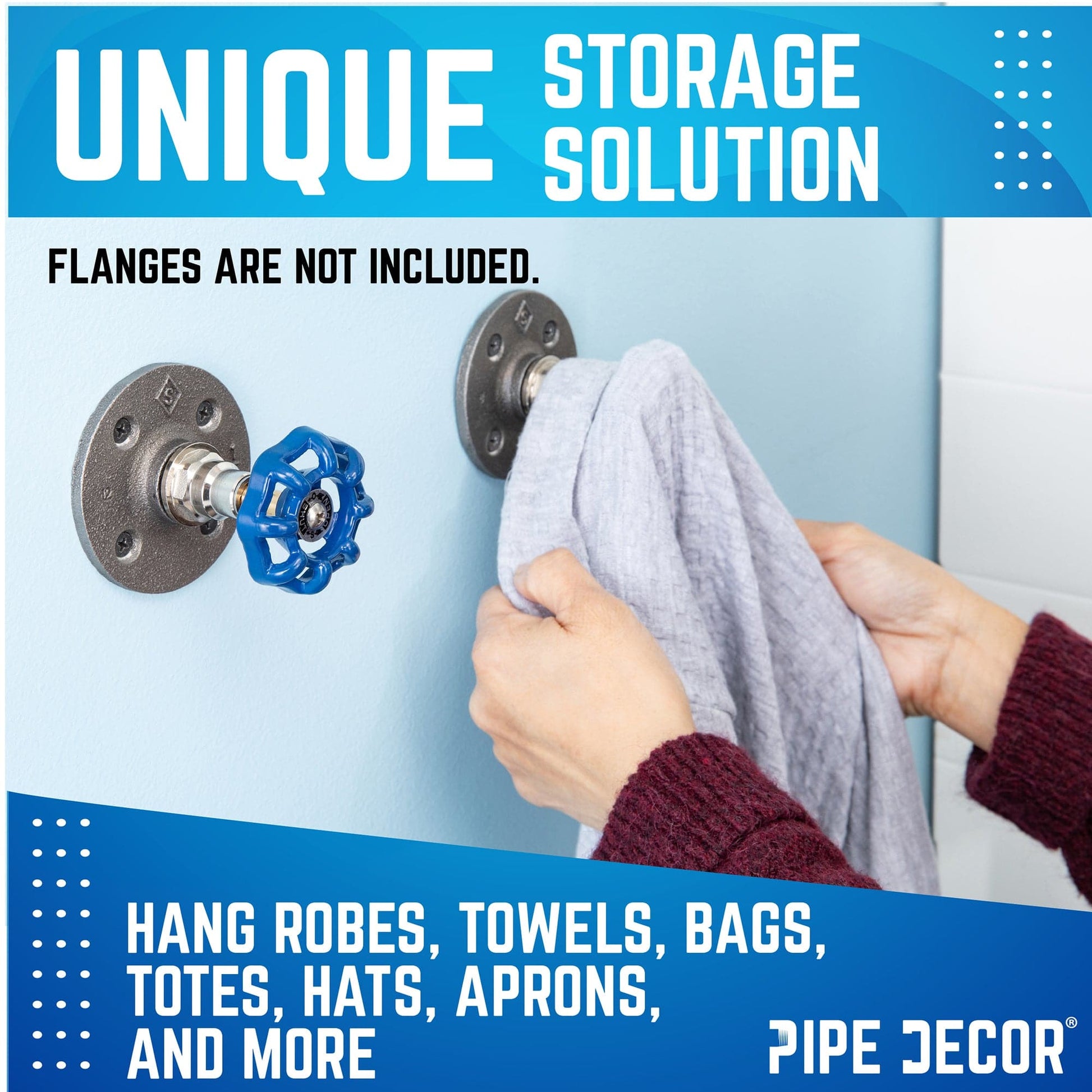 Blue Industrial Spigot Handle (2-Pack)