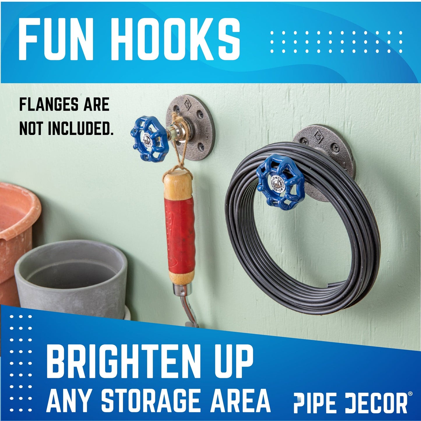 Blue Industrial Spigot Handle (2-Pack)