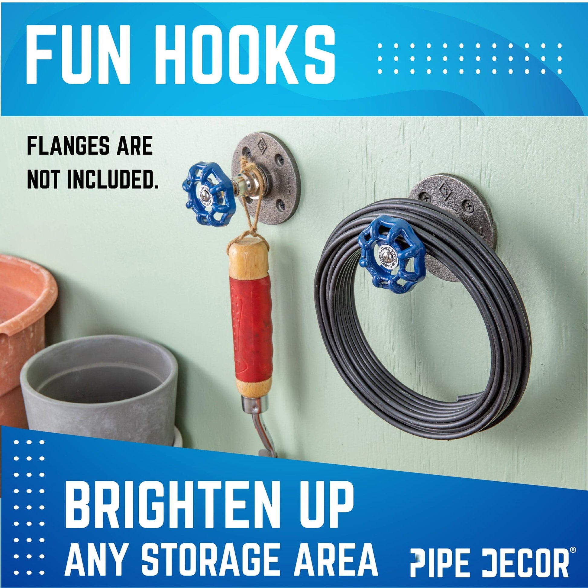 Blue Industrial Spigot Handle (2-Pack)