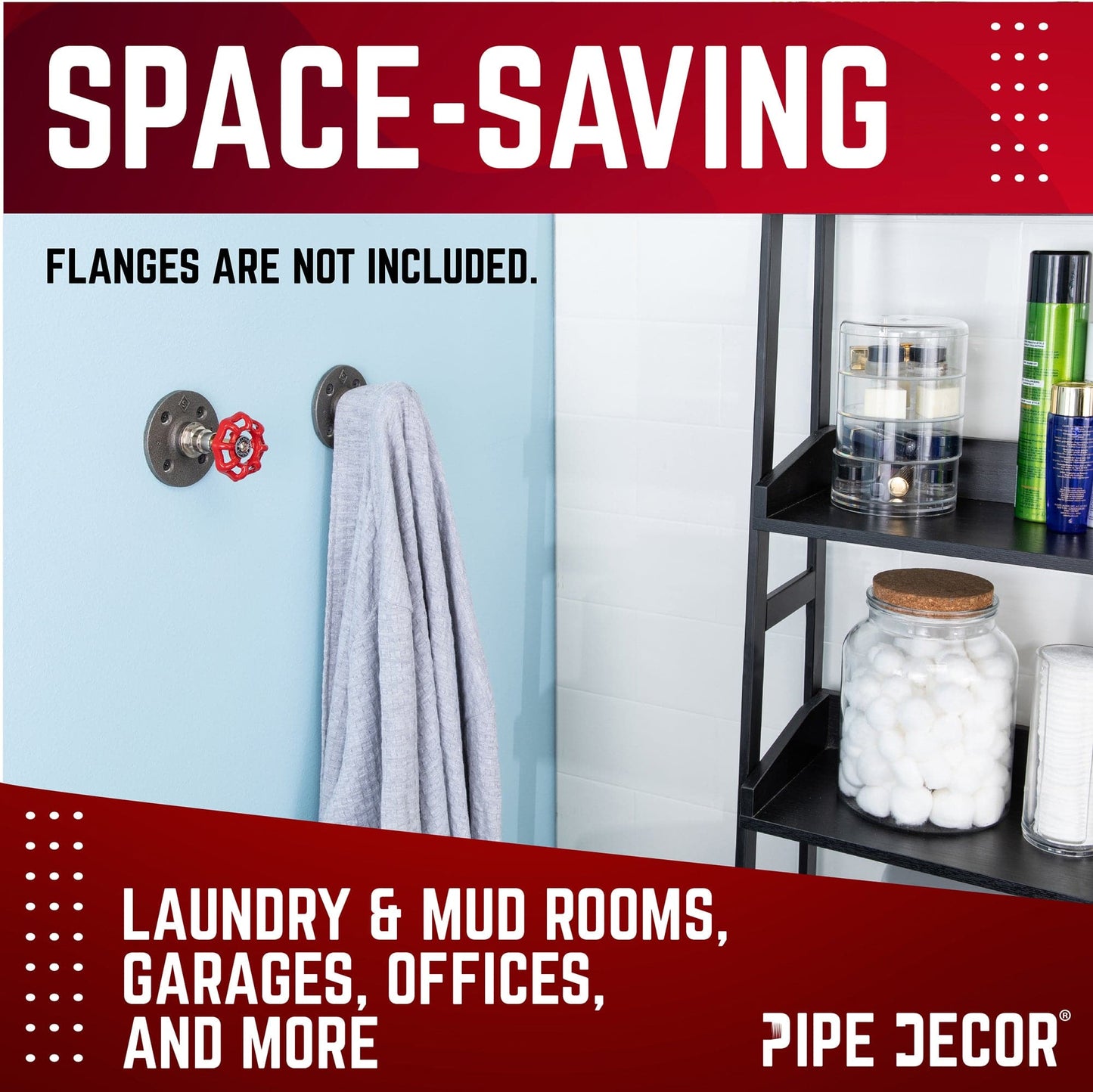 Red Industrial Spigot Handle (2-Pack)