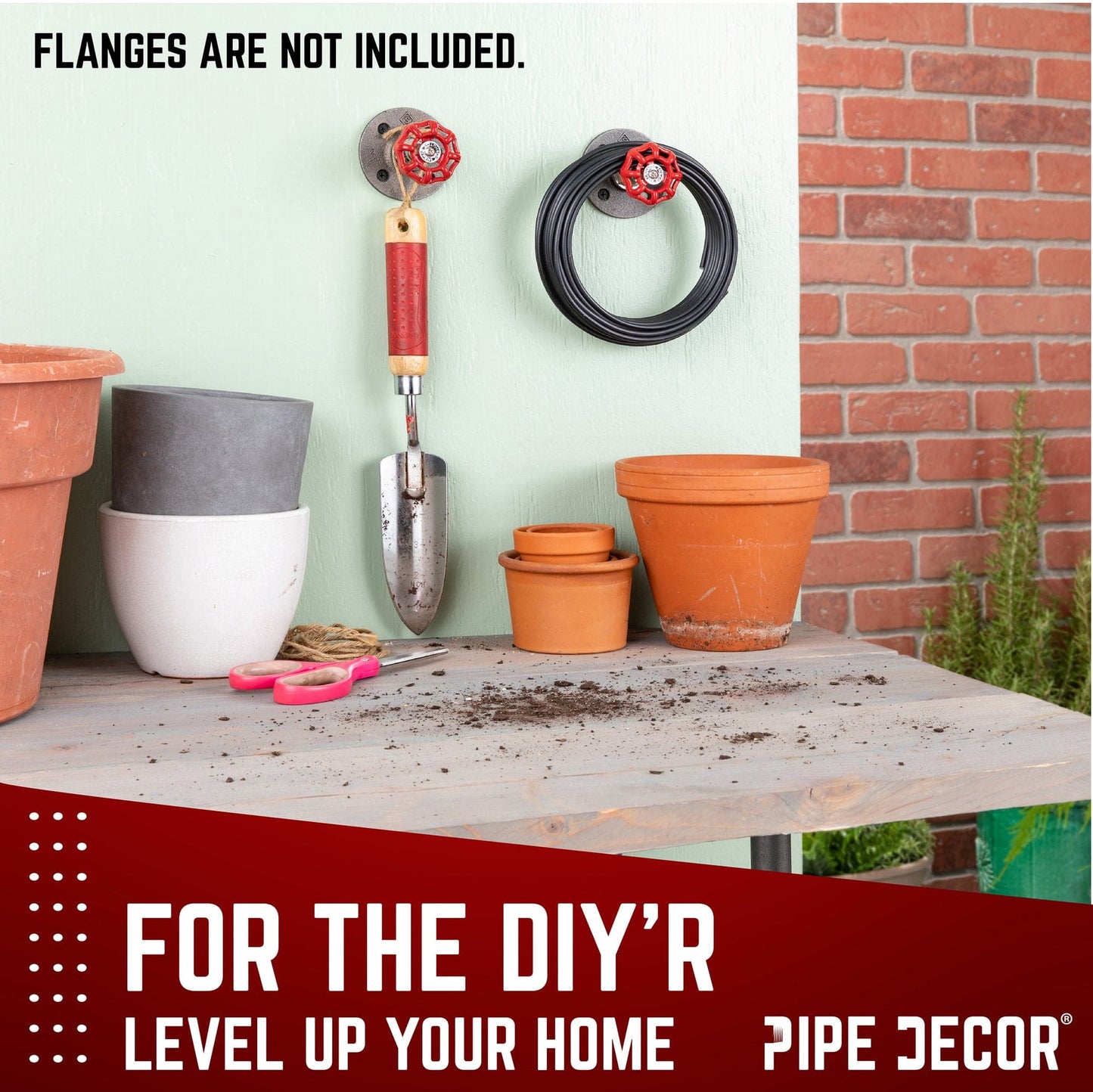 Red Industrial Spigot Handle (2-Pack)