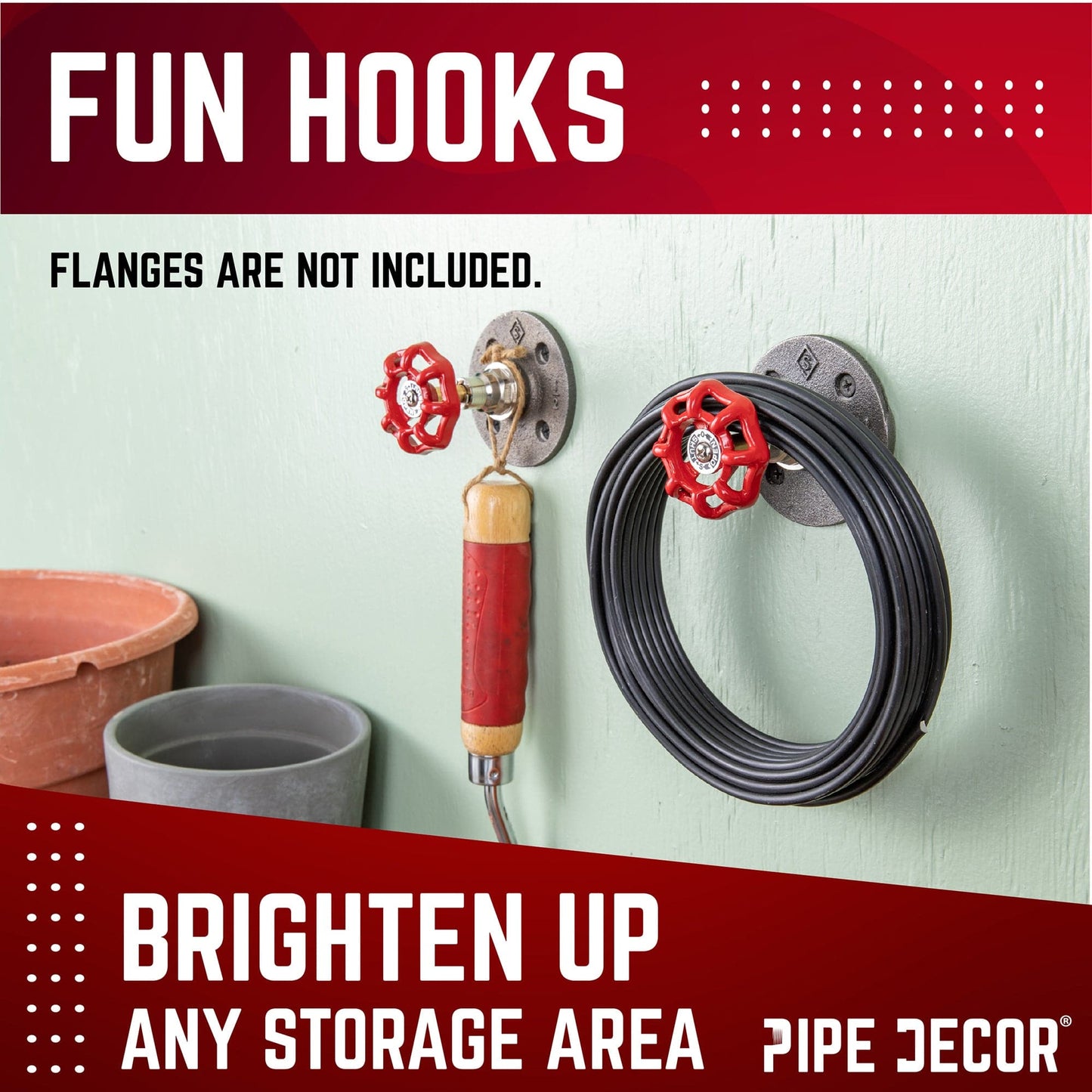 Red Industrial Spigot Handle (2-Pack)