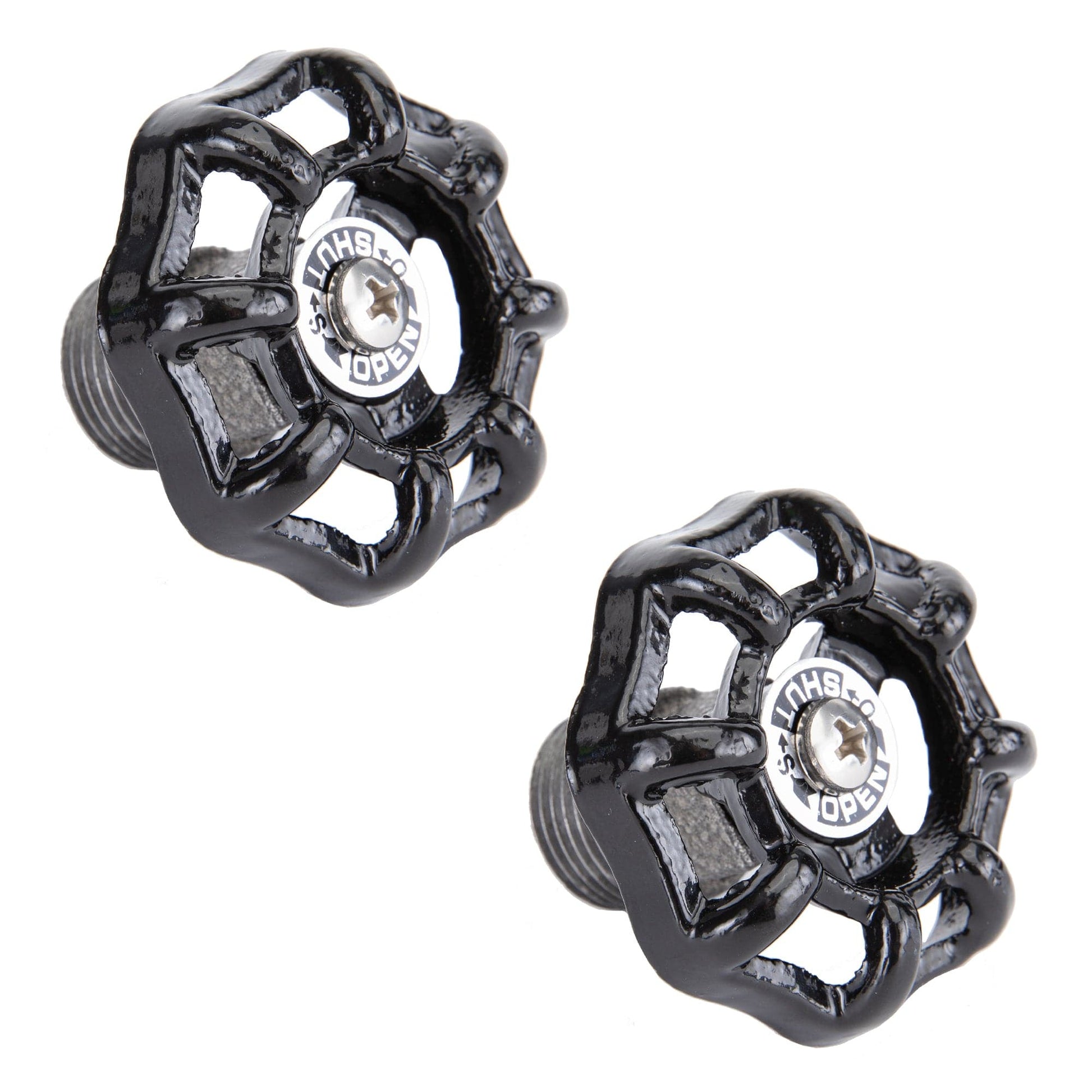 Black Industrial Spigot with Plug (2-Pack)