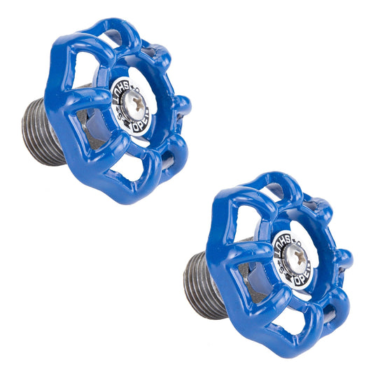 Blue Industrial Spigot with Plug (2-Pack)