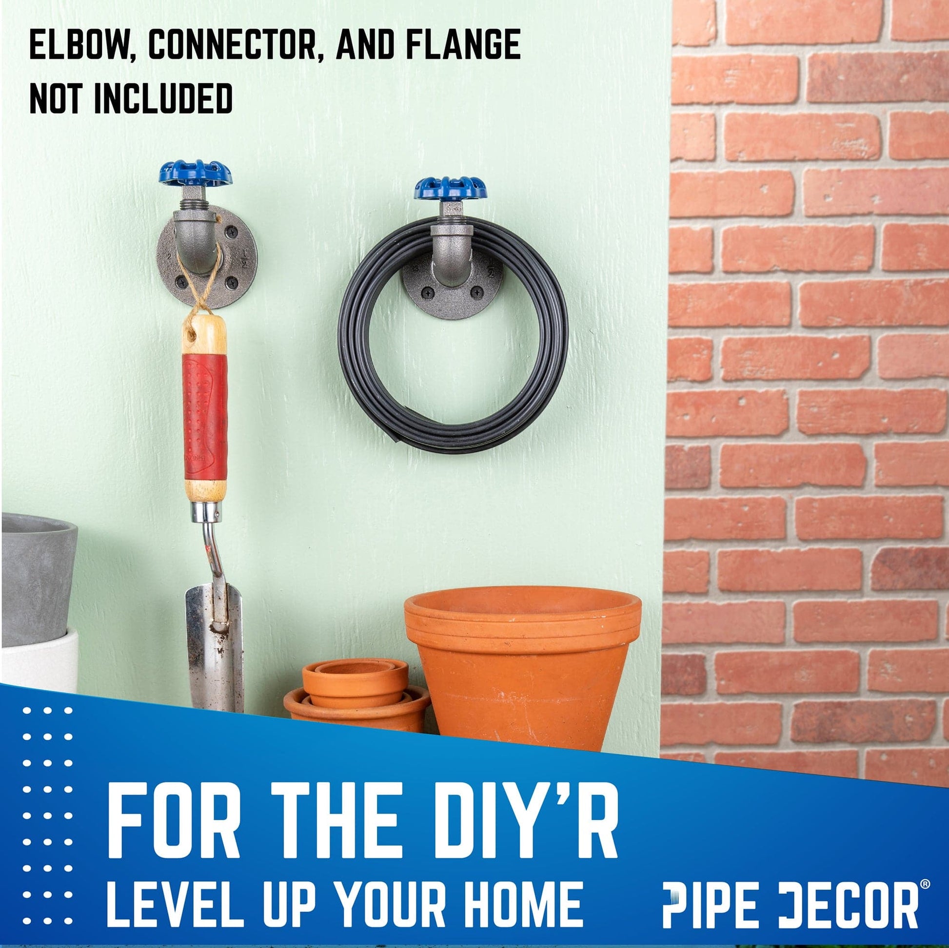 Blue Industrial Spigot with Plug (2-Pack)