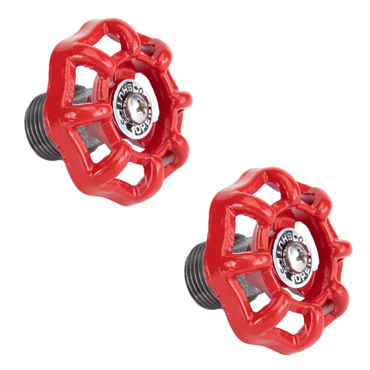 Red Industrial Spigot with Plug (2-Pack)