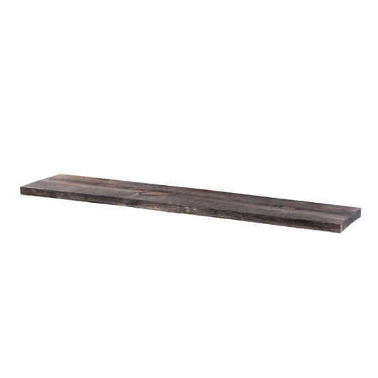 RESTORE Boulder Black 36 in. Wood Shelf (Wood Only)
