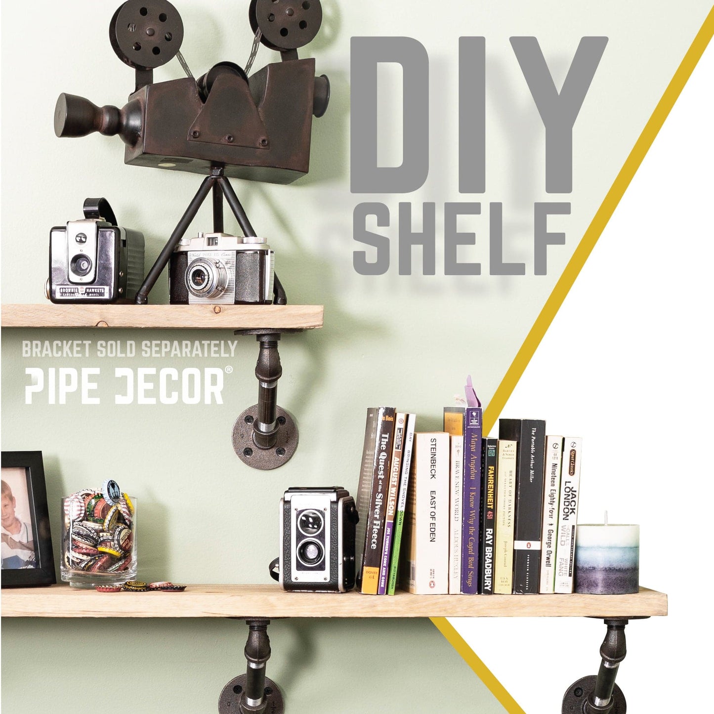 RESTORE Driftwood Tan 36 in. Wood Shelf (Wood Only)