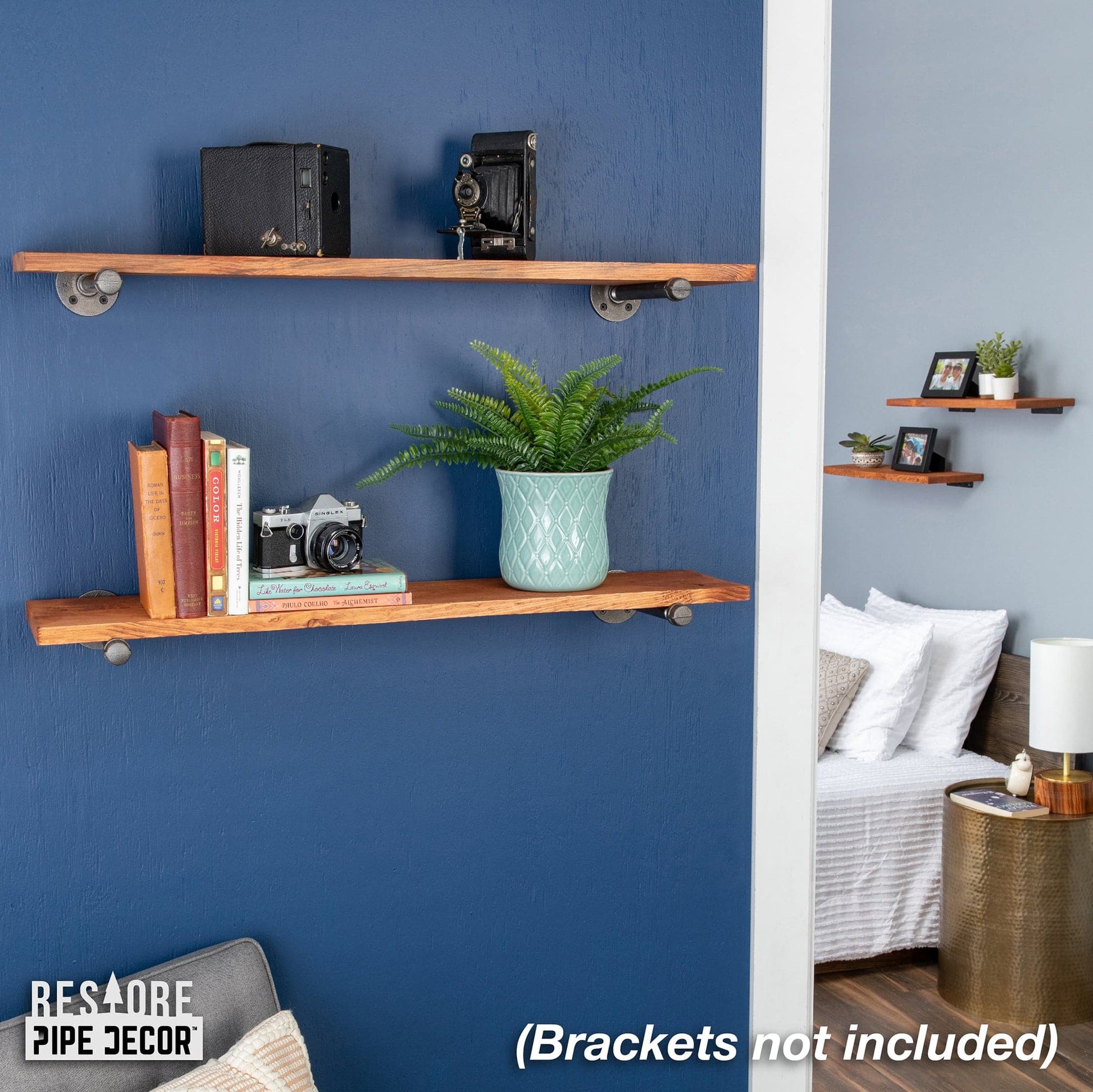 RESTORE Sunset Cedar 36 in. Wood Shelf (Wood Only)