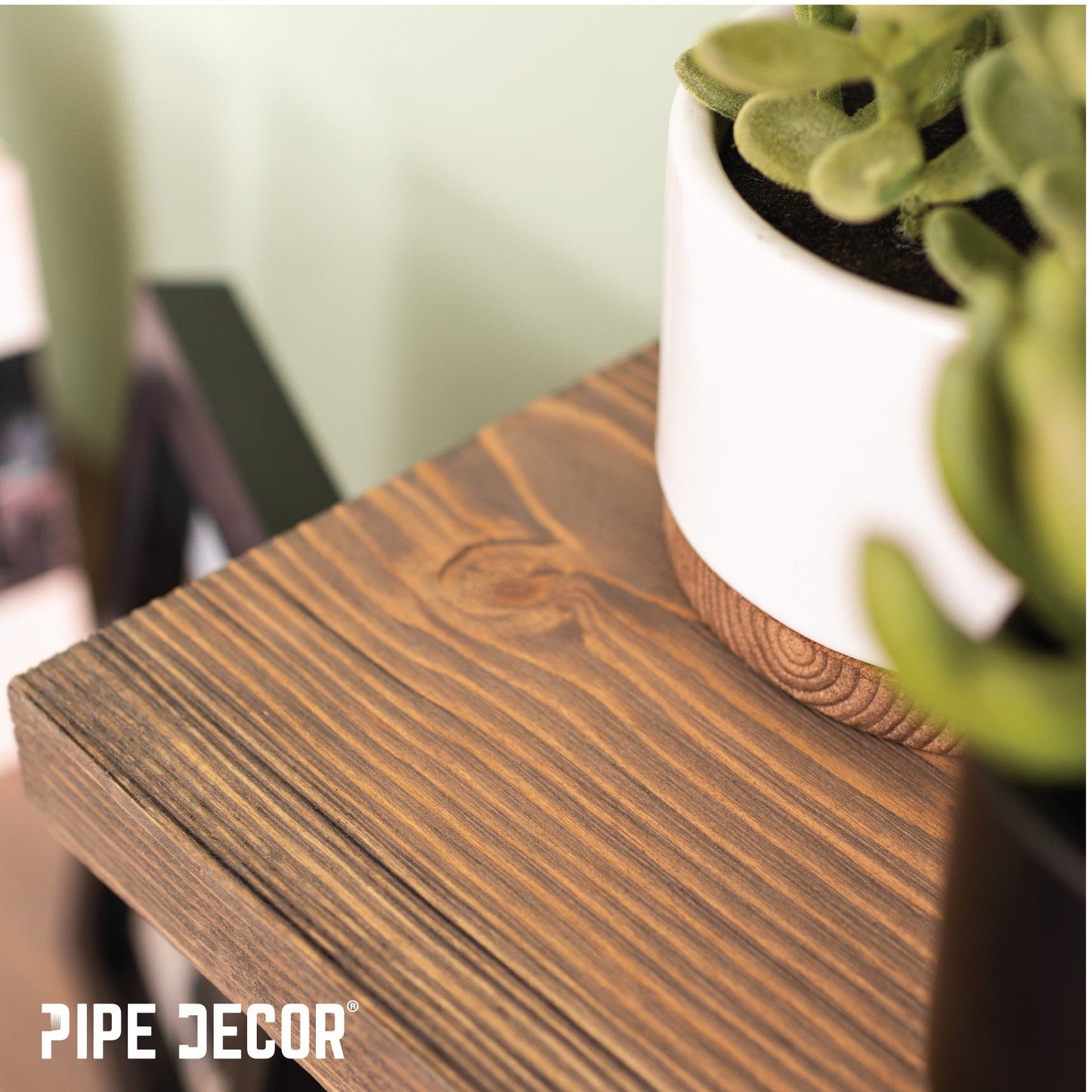 RESTORE Sunset Brown 36 in. Wood Shelf (Wood Only)