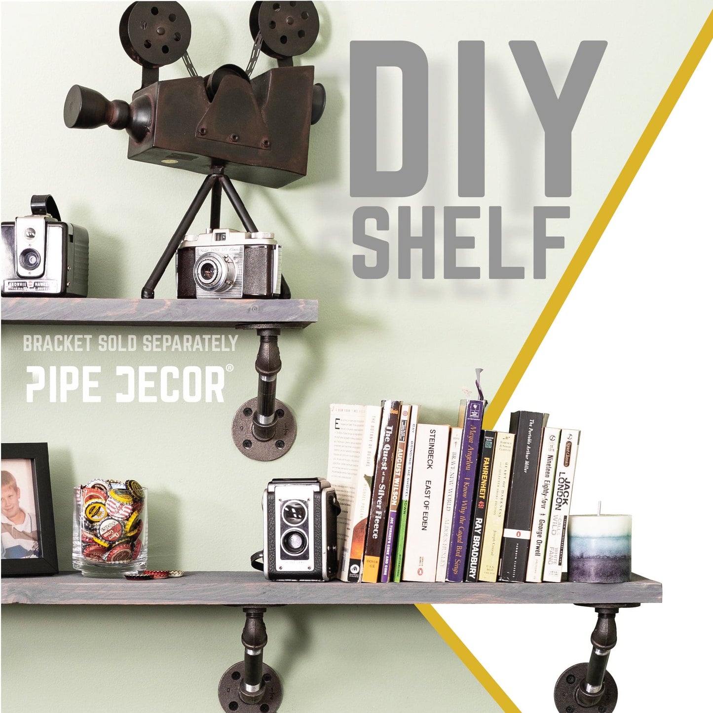 RESTORE Riverstone Grey 36 in. Wood Shelf (Wood Only)