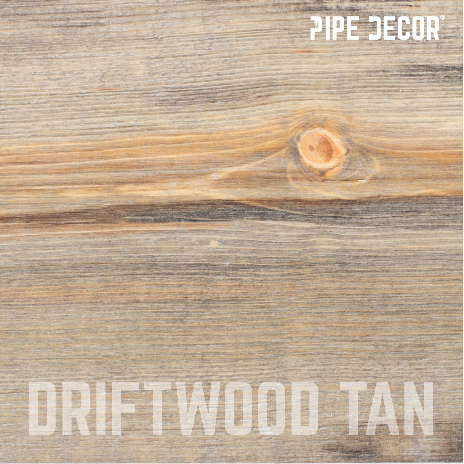 RESTORE Driftwood Tan 24 in. Wood Shelf (Wood Only)