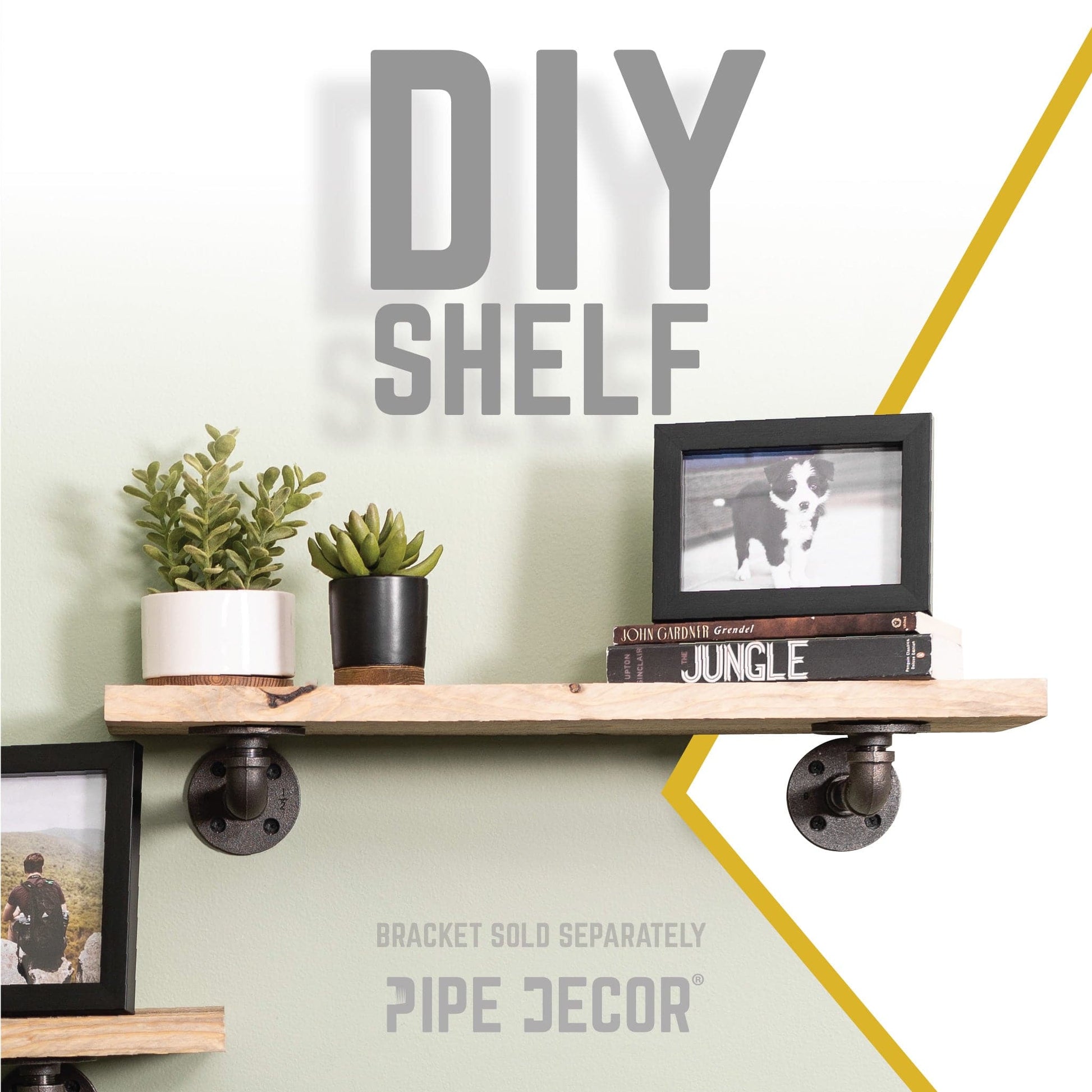 RESTORE Driftwood Tan 24 in. Wood Shelf (Wood Only)