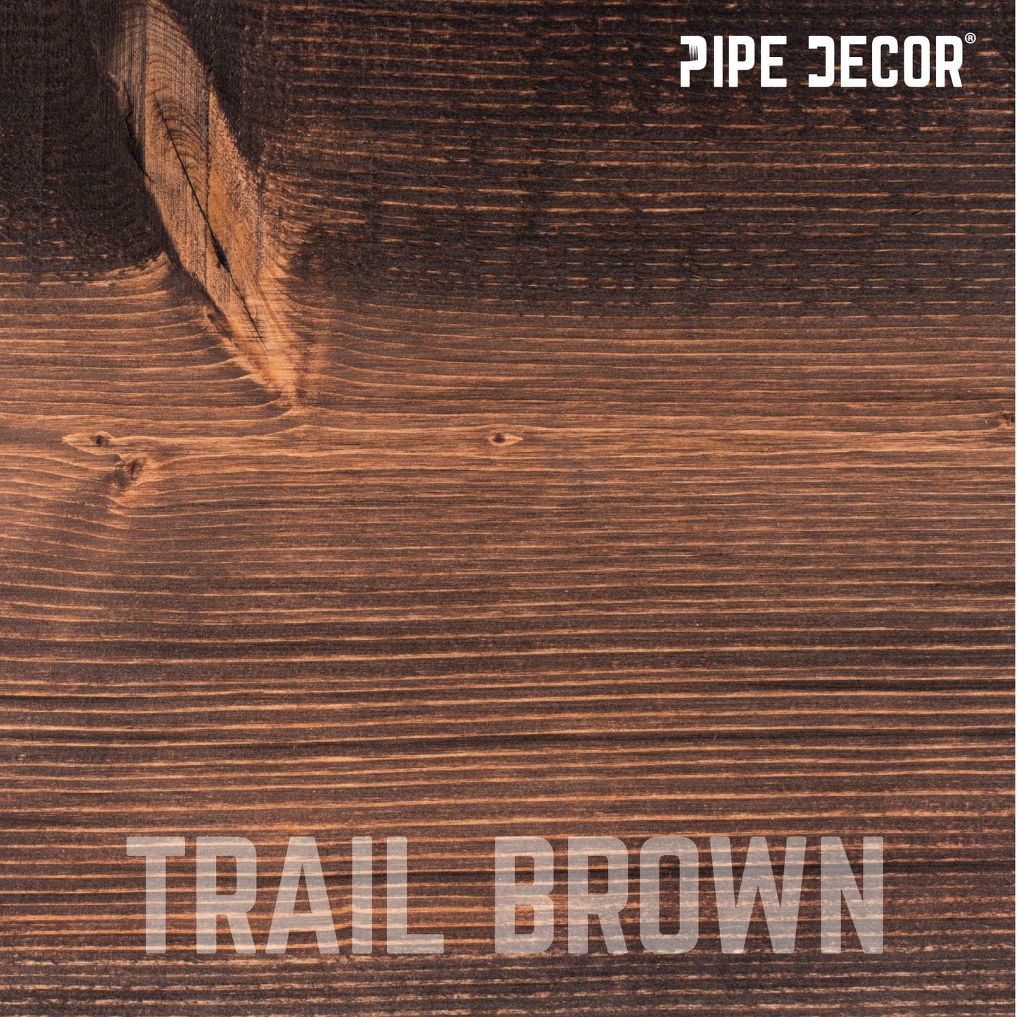 RESTORE Trail Brown 24 in. Wood Shelf (Wood Only)