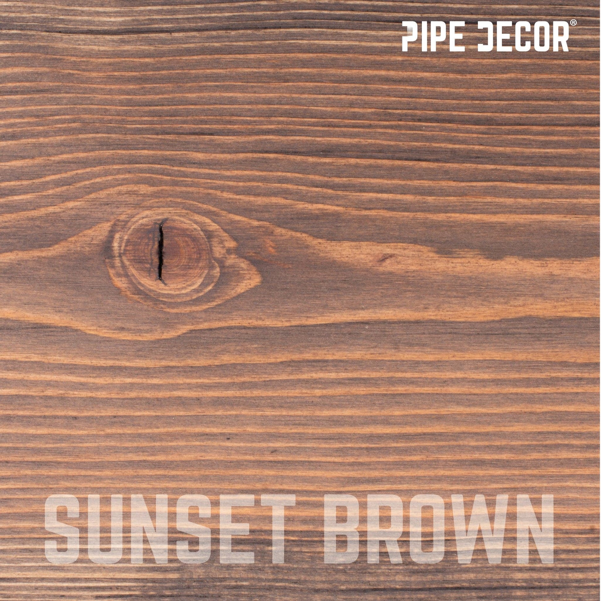 RESTORE Sunset Brown 24 in. Wood Shelf (Wood Only)