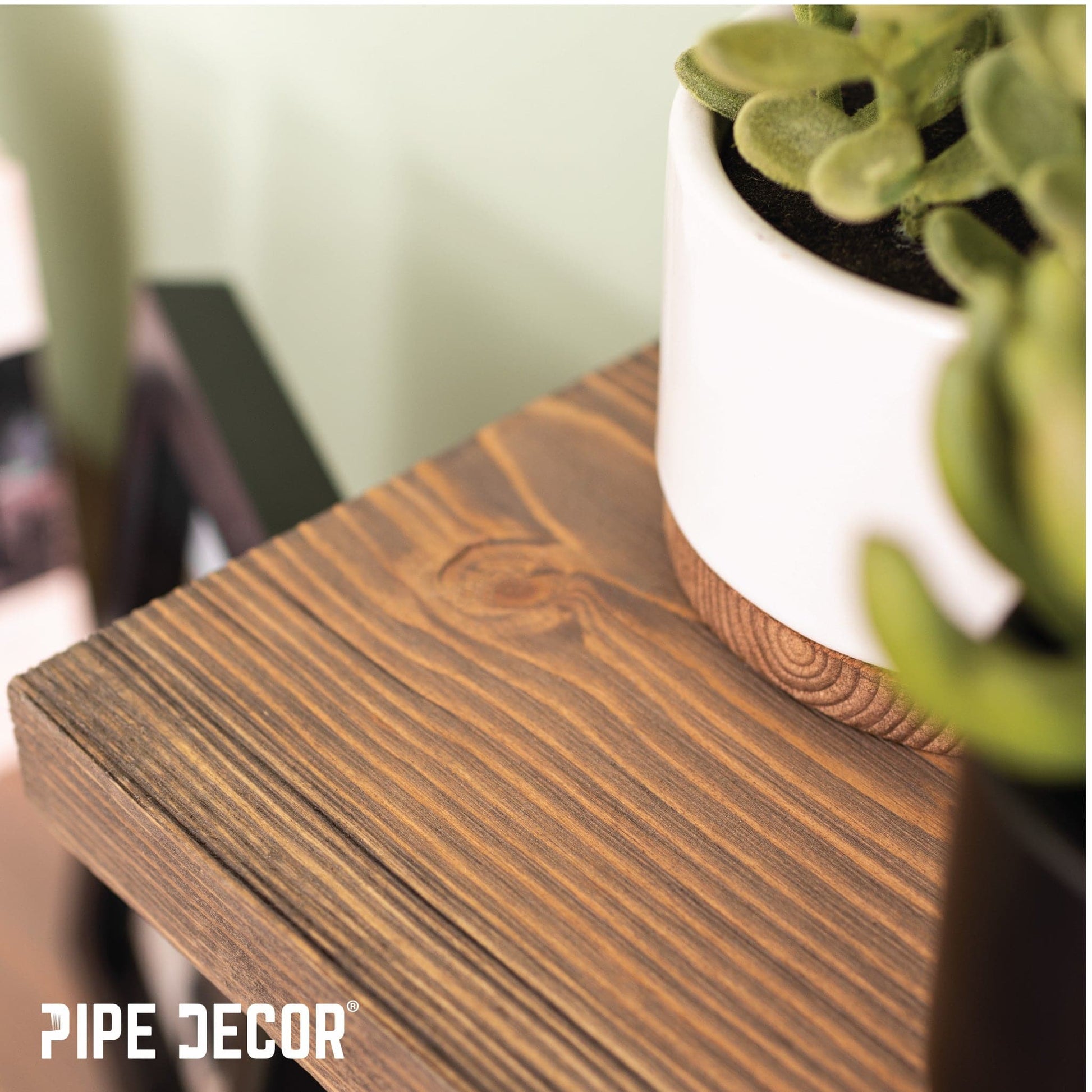 RESTORE Sunset Brown 24 in. Wood Shelf (Wood Only)