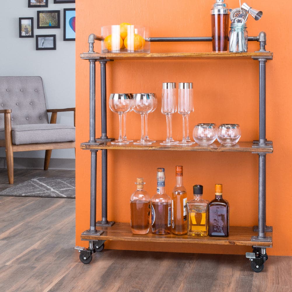 Swivel Caster Wheels for 1" Pipe (4-Pack)