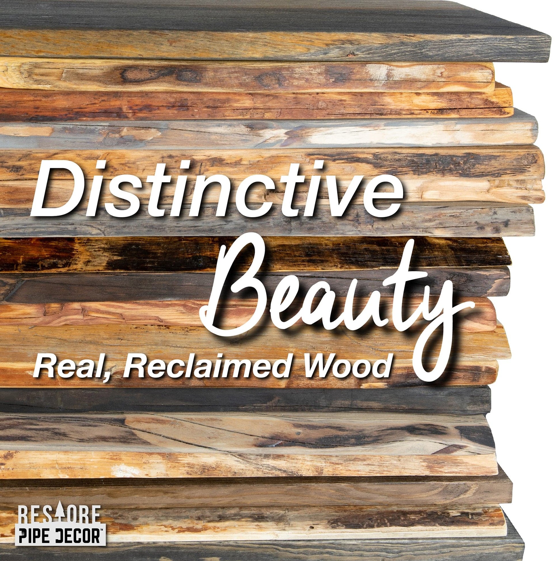 RESTORE Boulder Black 36 in. Live Edge Wood Shelf (Wood Only)