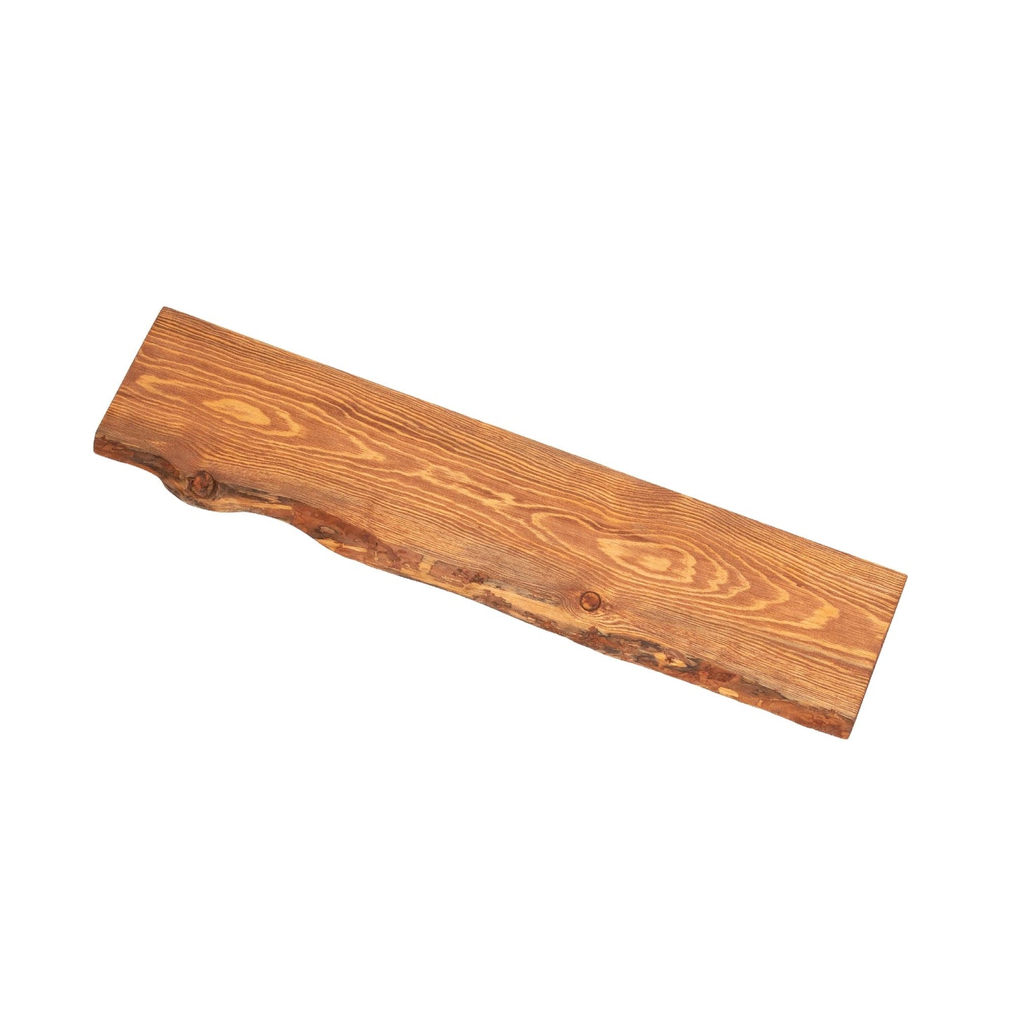 RESTORE Sunset Cedar 36 in. Live Edge Wood Shelf (Wood Only)