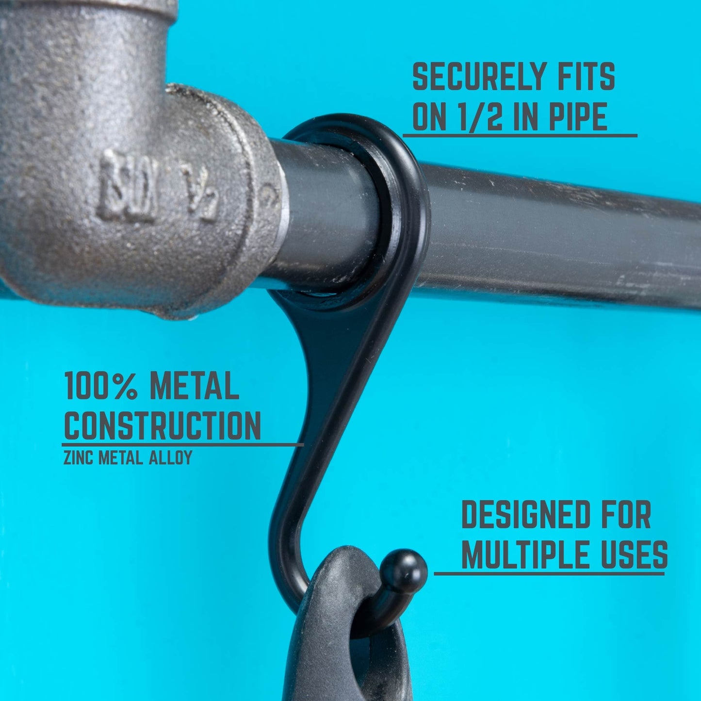 Pipe Hook for 1/2in. Black Pipe