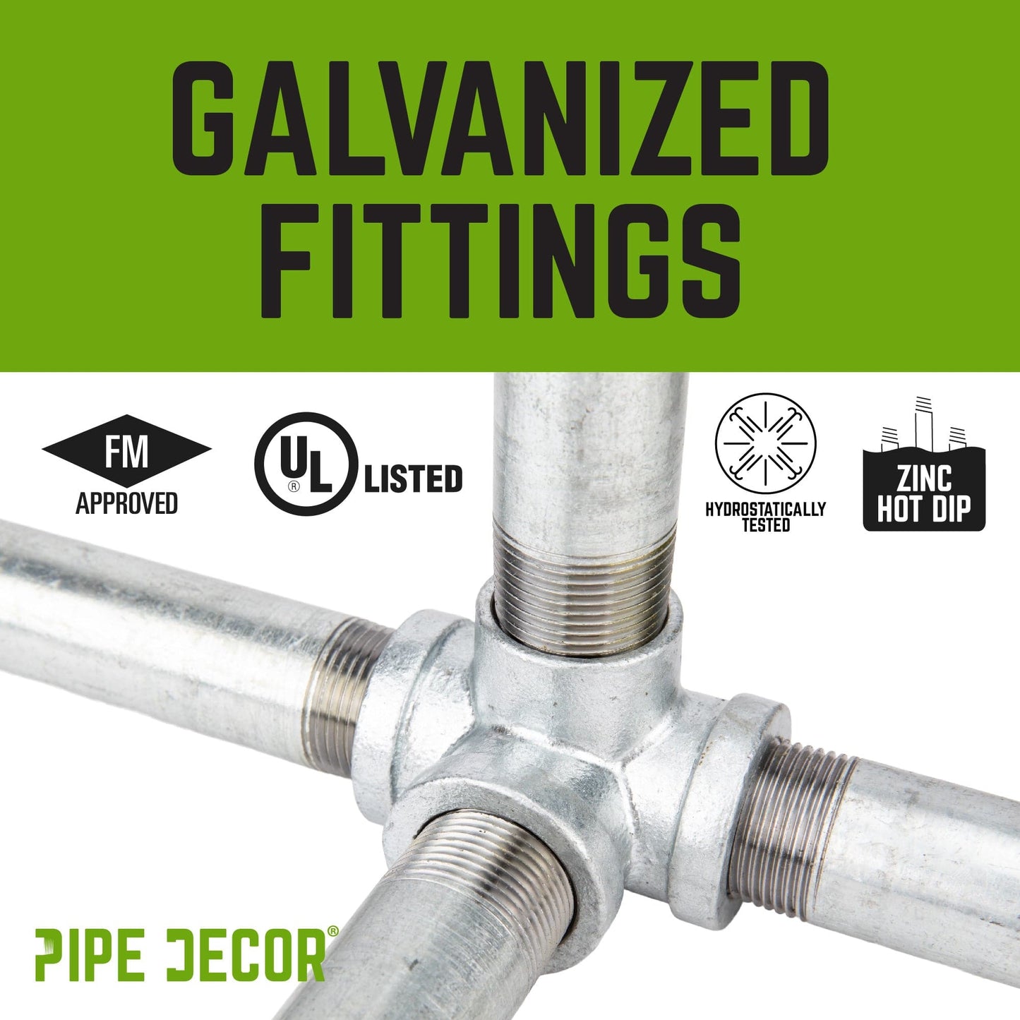 1 in. Galvanized 6-Way Fitting