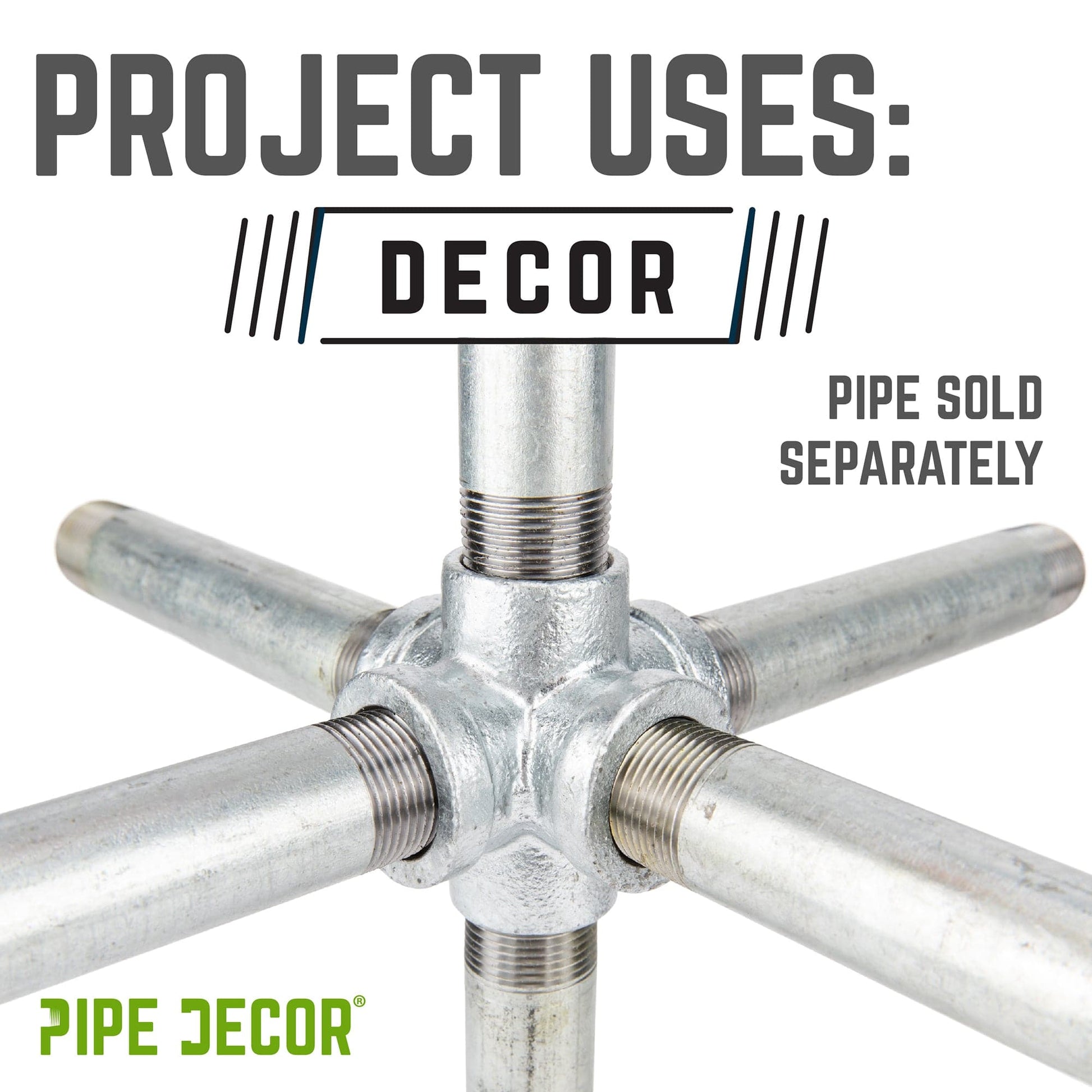 3/4 in. Galvanized 6-Way Fitting