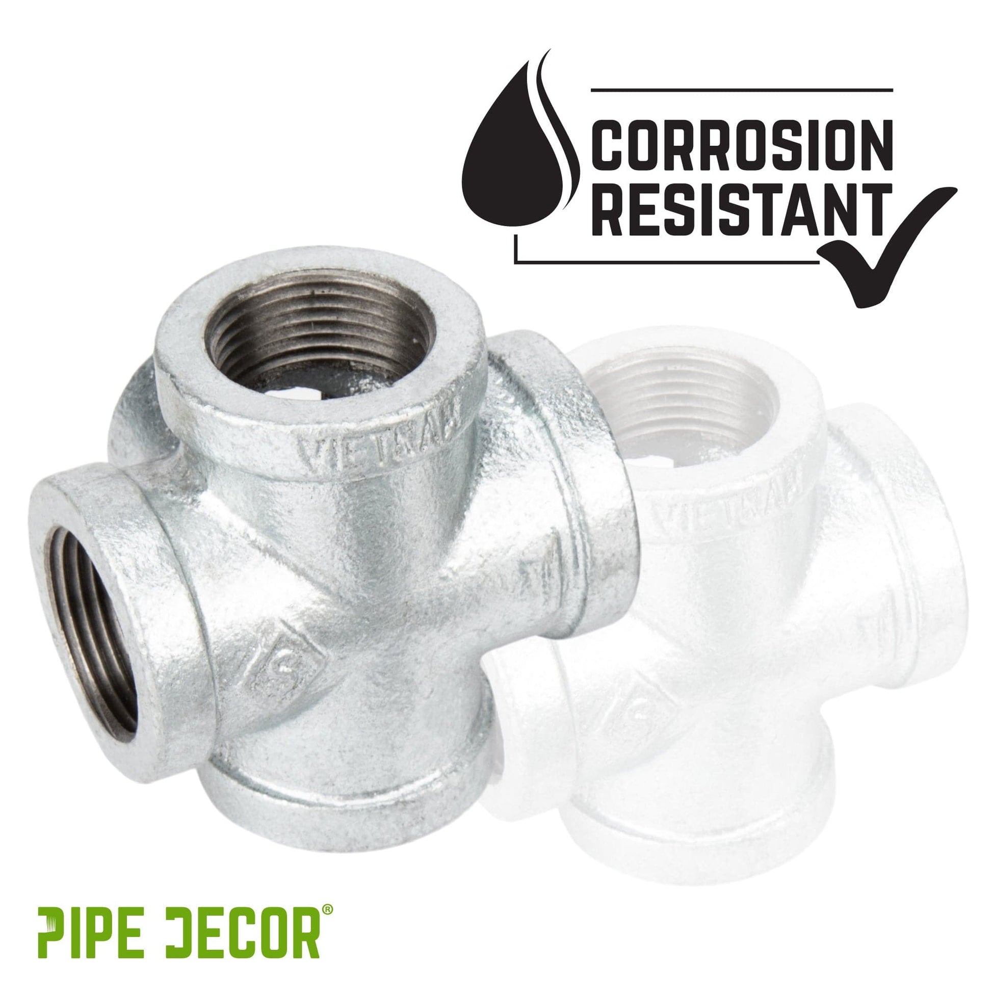 1/2 in. Galvanized 5-Way Fitting