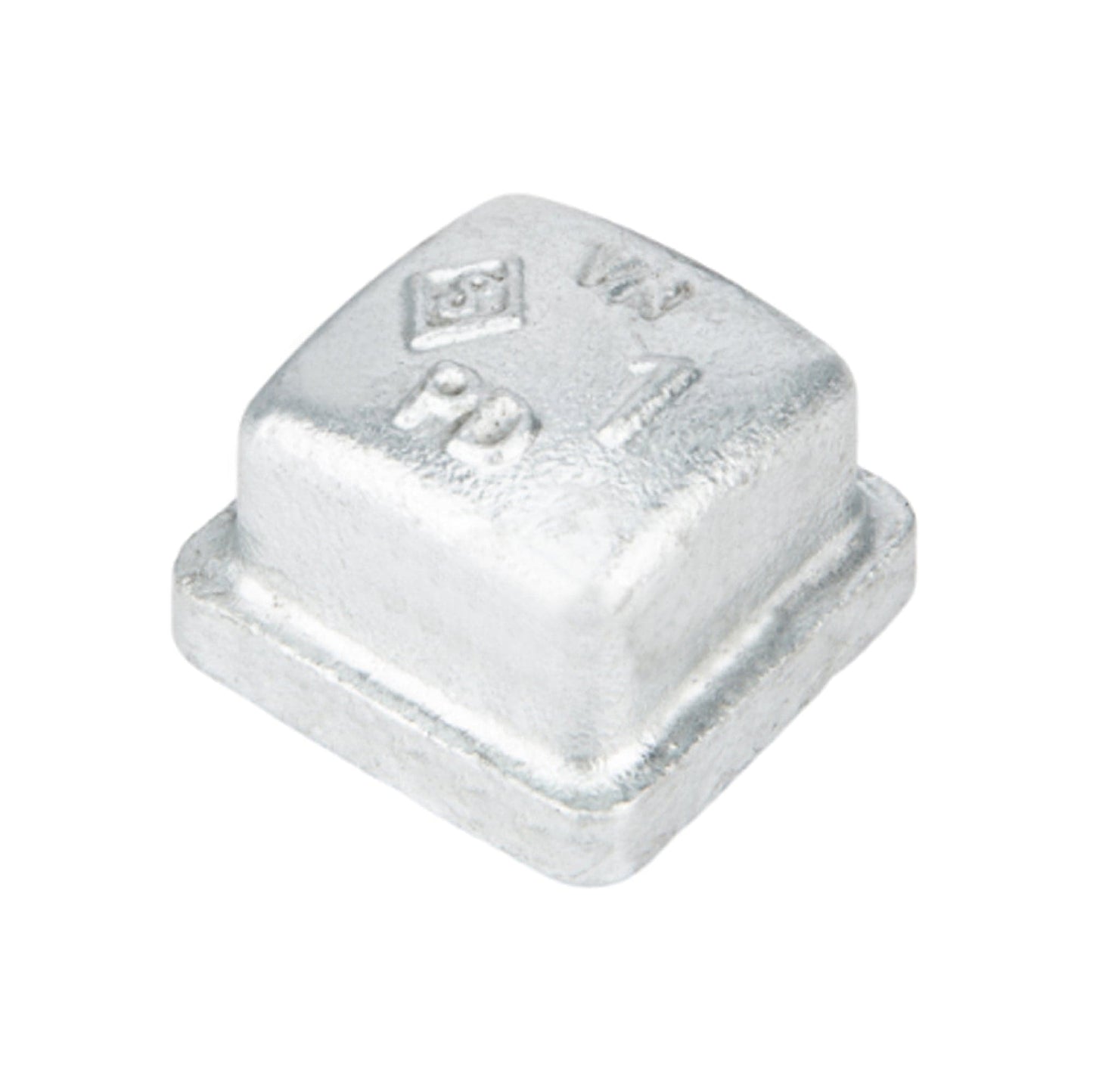 1 in. Galvanized Square Cap