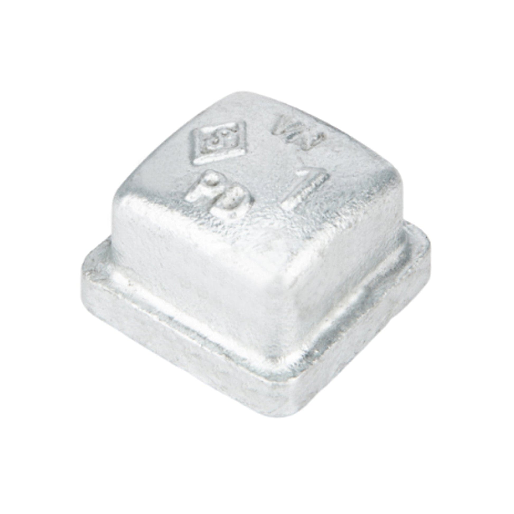 1 in. Galvanized Square Cap