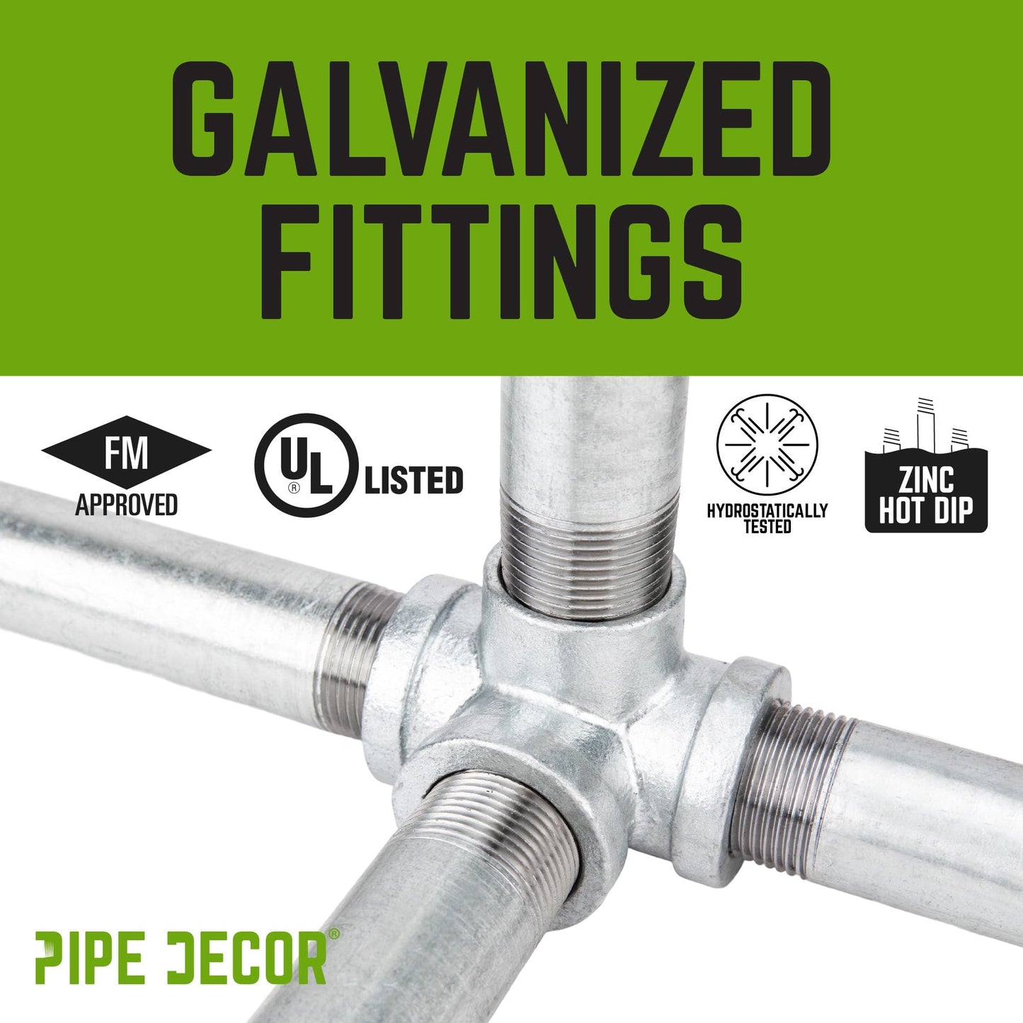 3/4 in. Galvanized Square Cap