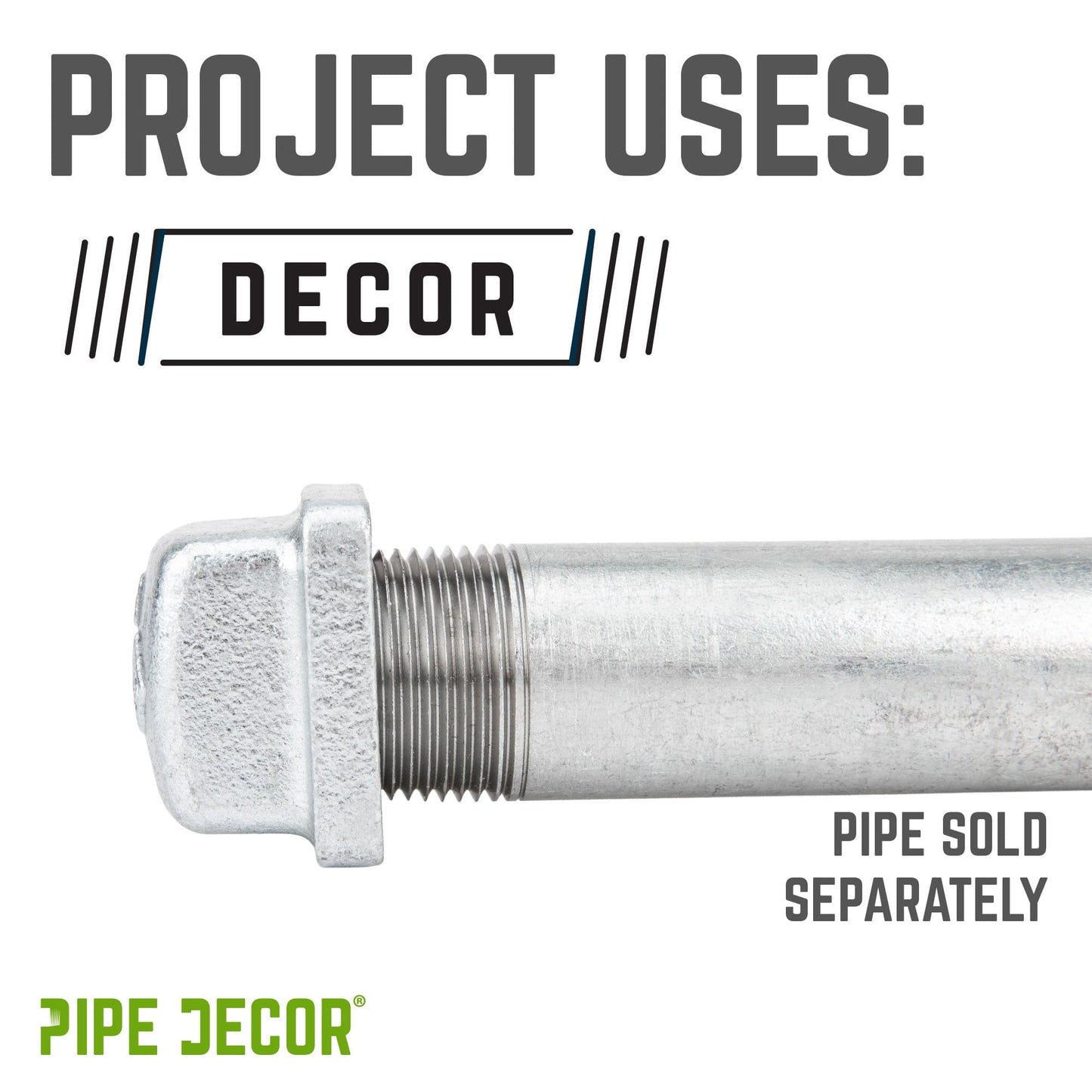 3/4 in. Galvanized Square Cap