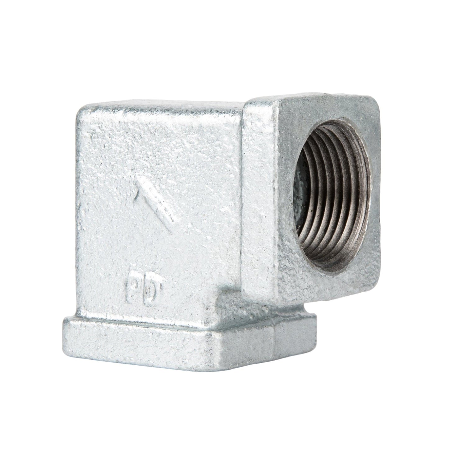 1 in. Galvanized Square 90 Degree Elbow