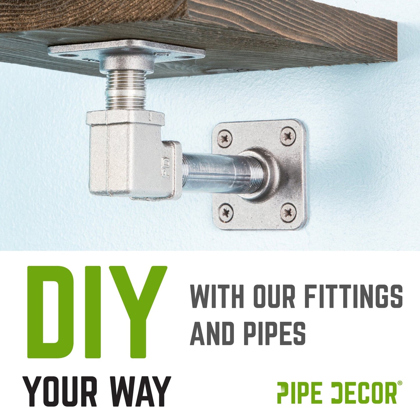 1 in. Galvanized Square 90 Degree Elbow