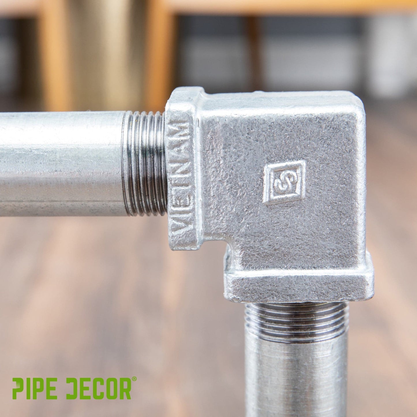 1 in. Galvanized Square 90 Degree Elbow