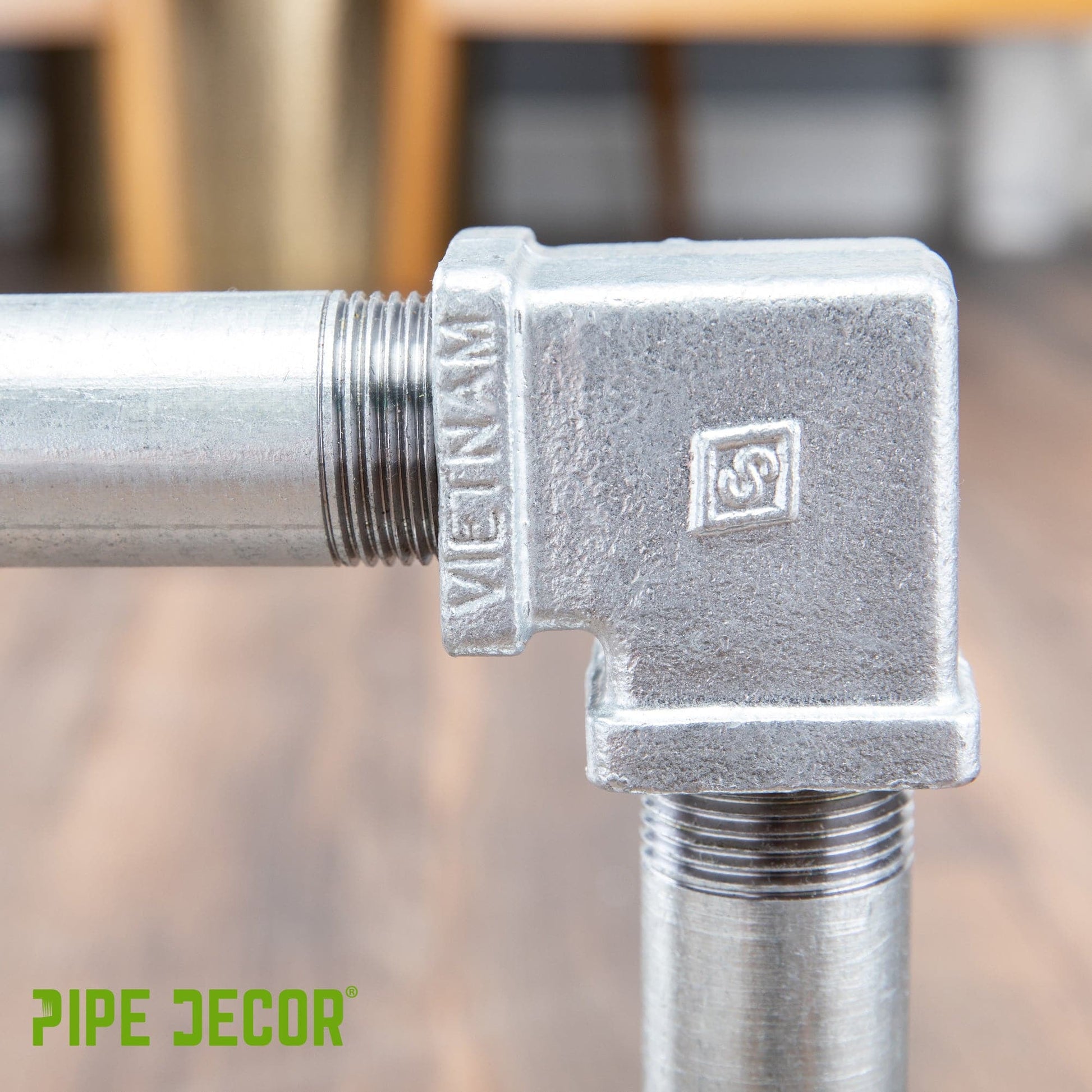 1 in. Galvanized Square 90 Degree Elbow