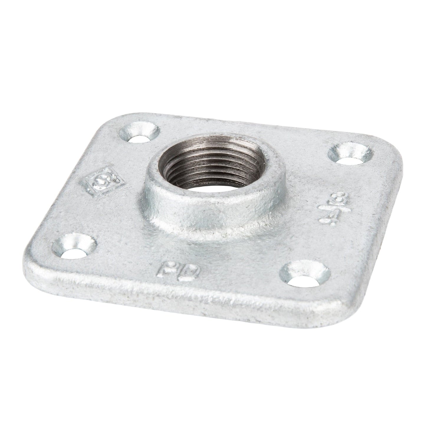 3/4 in. Galvanized Square Floor Flange