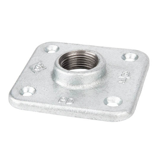 3/4 in. Galvanized Square Floor Flange