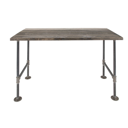 RESTORE Boulder Black Solid Wood Office Desk