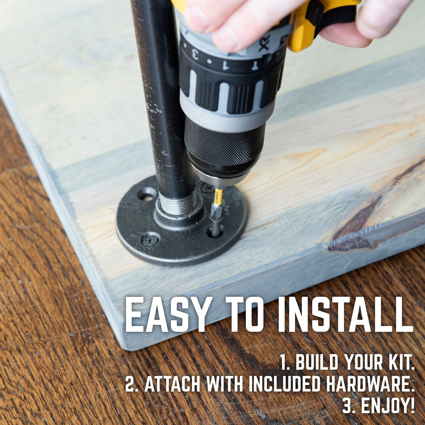 RESTORE Riverstone Grey Solid Wood Office Desk