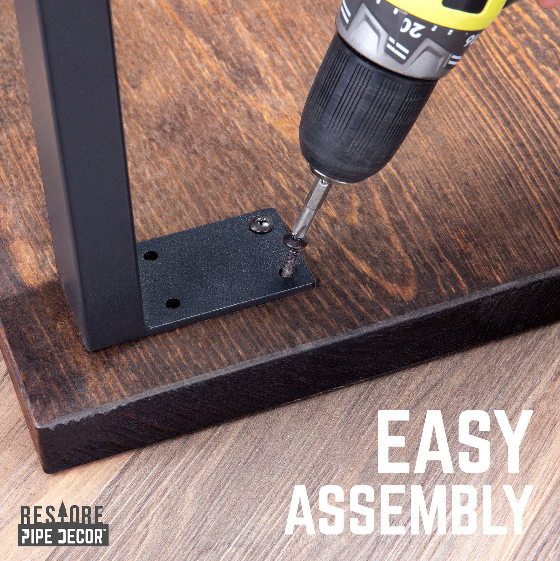 Skyline Riverstone Grey Solid Wood Desk with 28 in. Landscape Legs