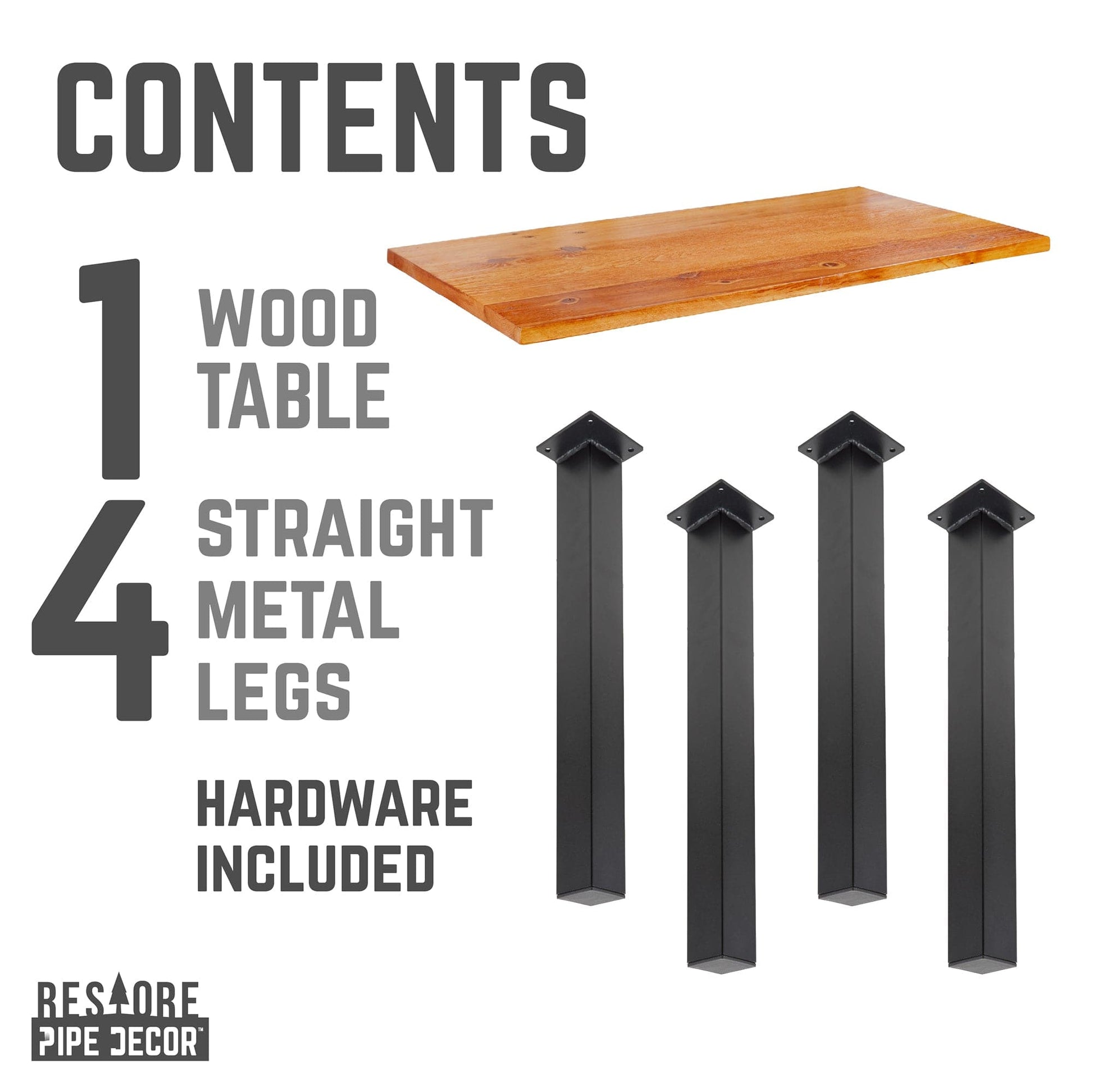 Skyline Sunset Cedar Solid Wood Desk with 28 in. High-Rise Legs