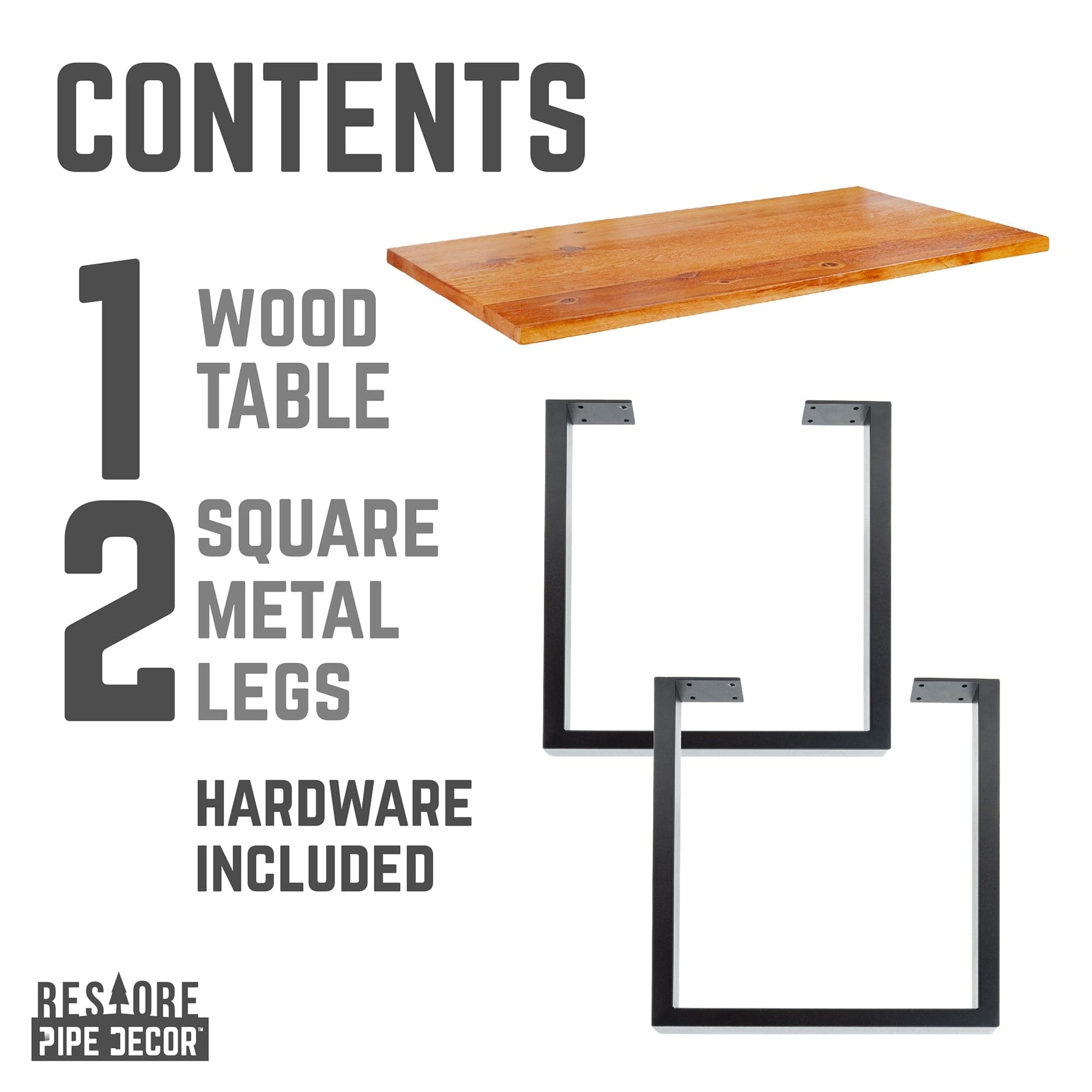 Skyline Sunset Cedar Solid Wood Desk with 28 in. Landscape Legs