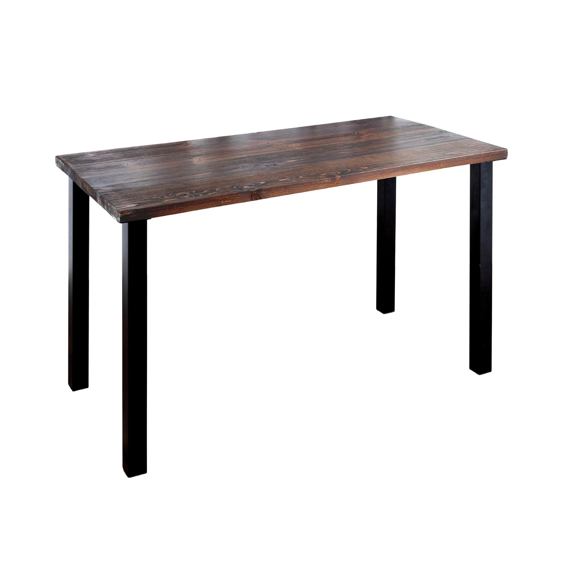 Skyline Trail Brown Solid Wood Desk with 28 in. High-Rise Legs