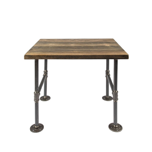 RESTORE Boulder Black Solid Wood End Table